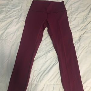 Lululemon wunder under 7/8 length